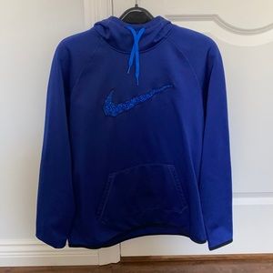 Women’s Large Nike Royal Blue Therma-fit Hoodie